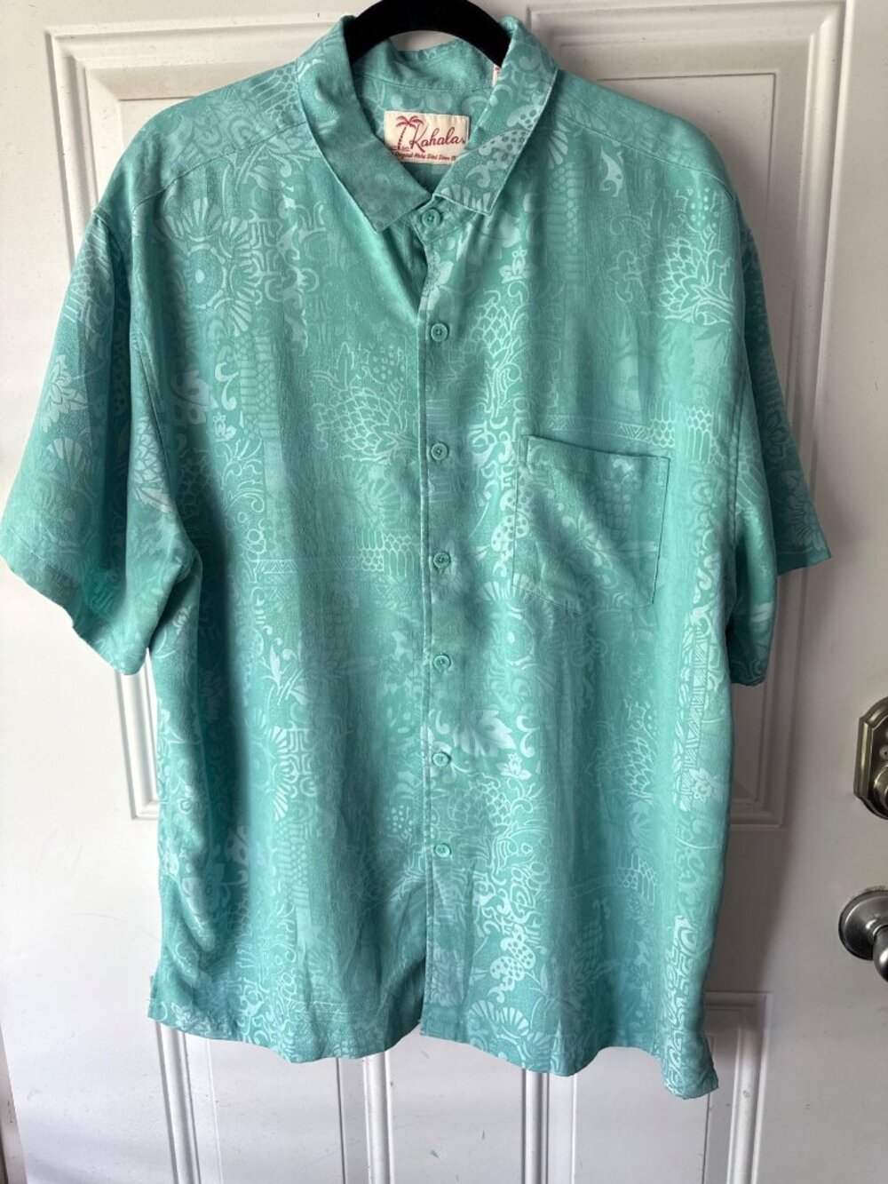 Kahala Aloha Hawaiian Shirt XL Button-Up